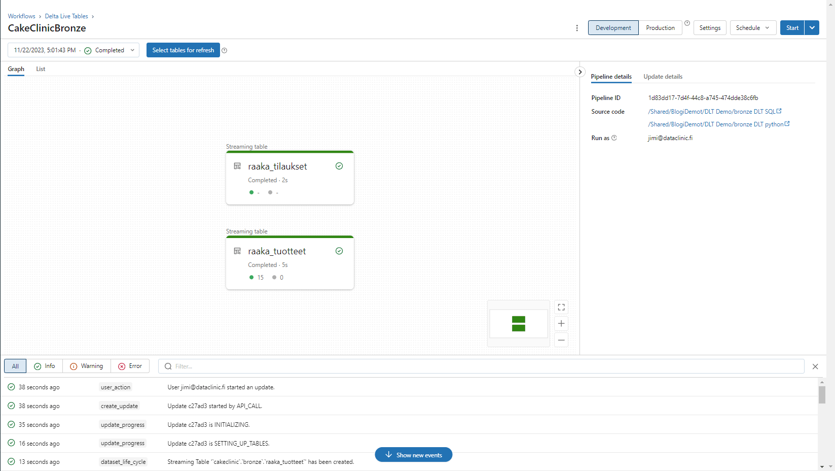 Databricks: Delta Live Tablesit ovat uusi ja siisti juttu | Datablogi ...